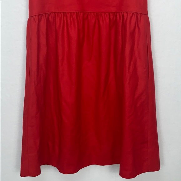 NWOT Club Monaco Red Zip Sheath Wool Dress Size 6 - Picture 9 of 12
